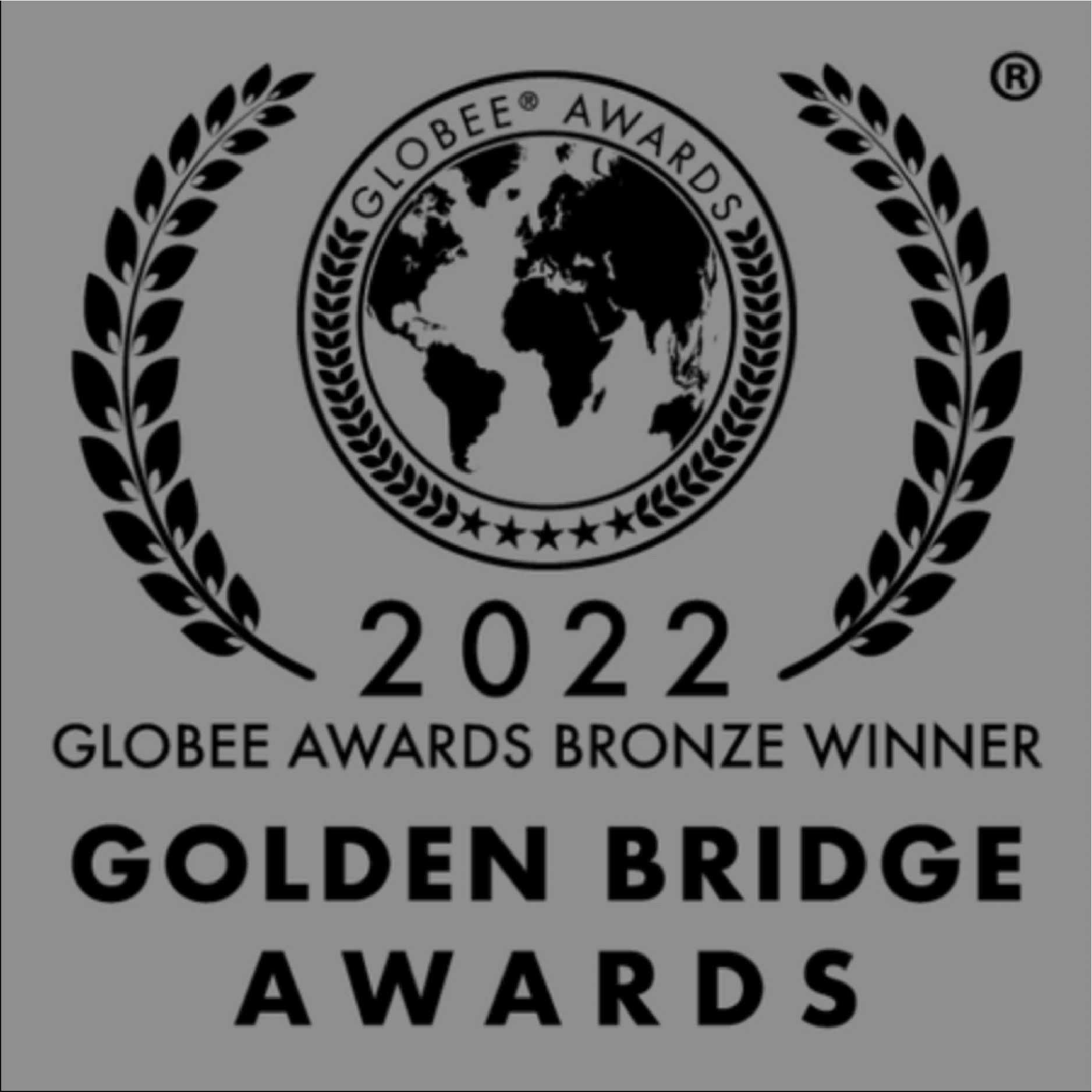 globee bronze badge grayscale